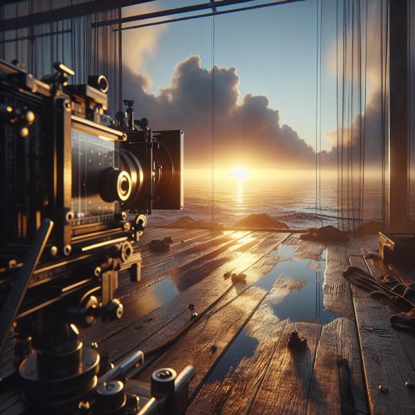 Ein Sonnenaufgang  am Meer