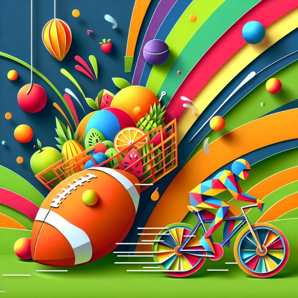 Sport und Obst