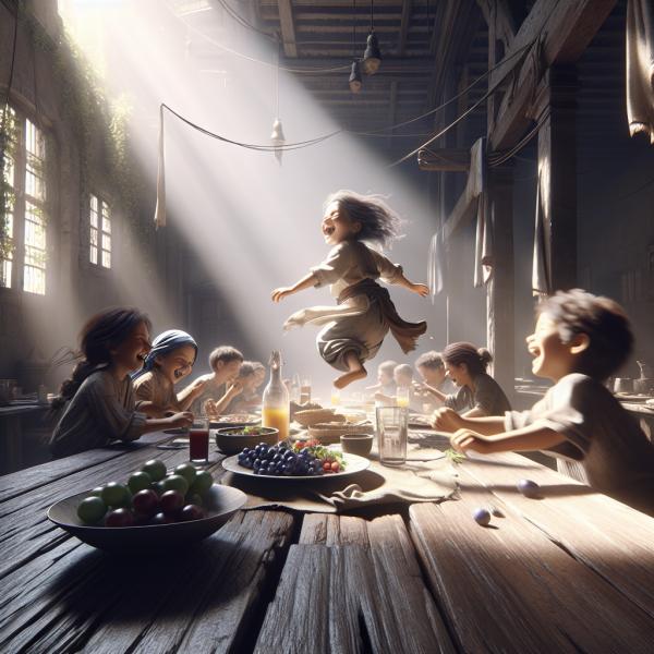 Lebensfreude  Kinderlachen gesunde Ernährung