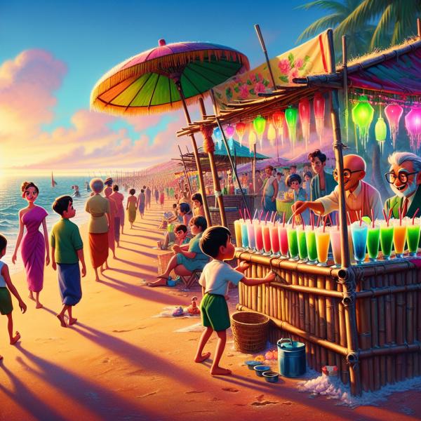 Eiskalte Getränke am STrand