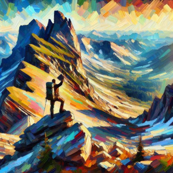 Wie auf dem Gipfel stehen und den Ausblick geniessen